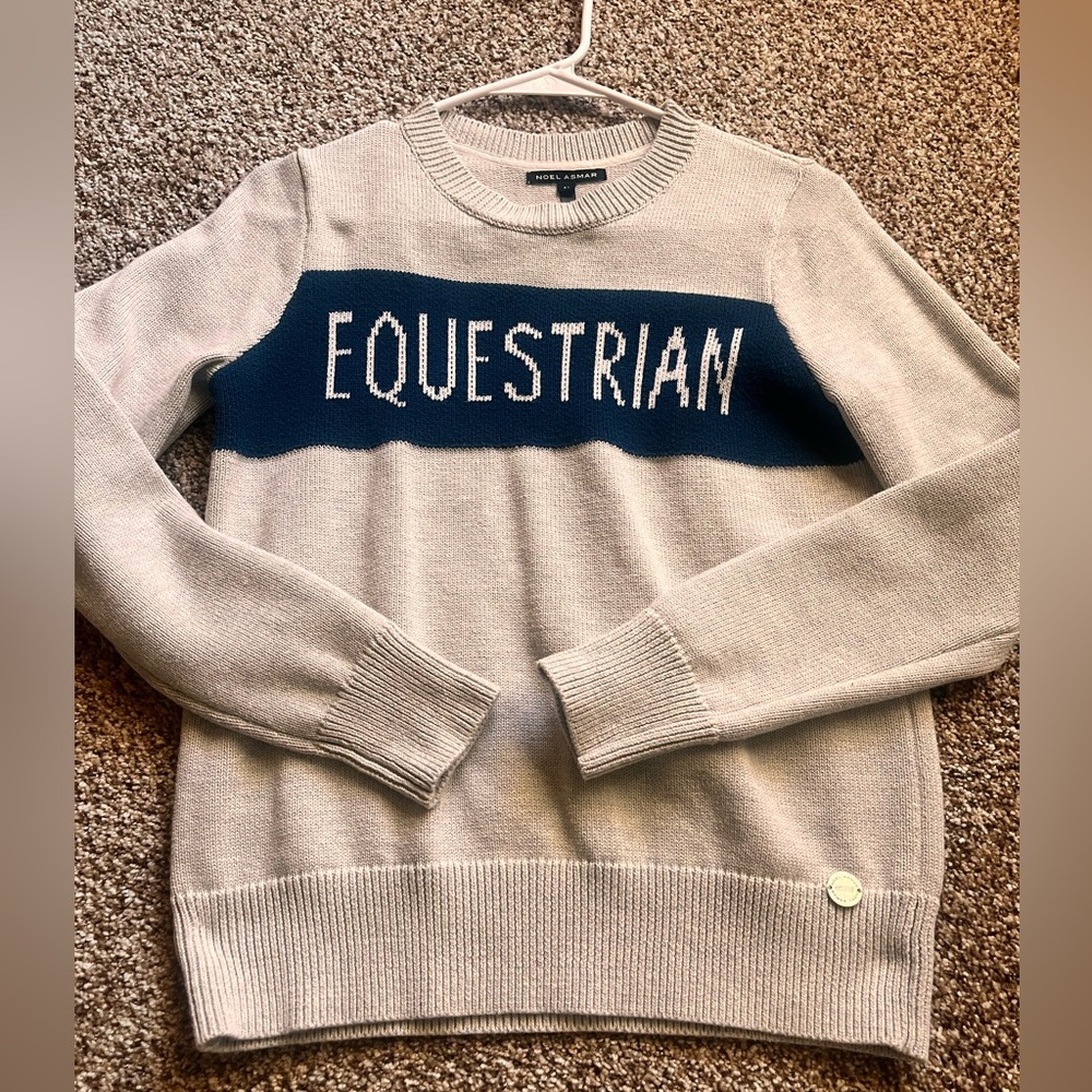 Noel Asmar Equestrian Sweater! Sold out XS NWOT